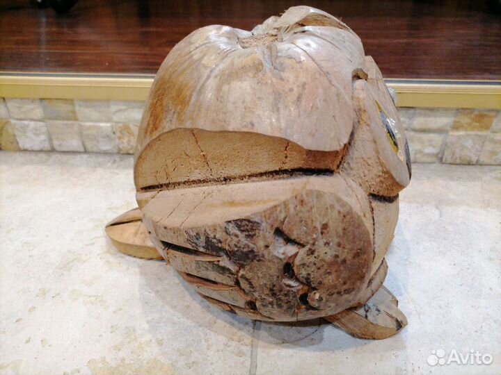 Сова из кокоса