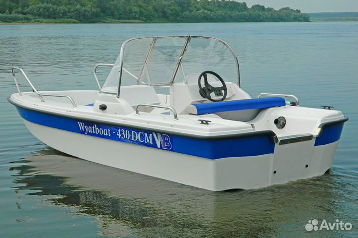 Новый открытый катер Wyatboat 430DCM тримаран