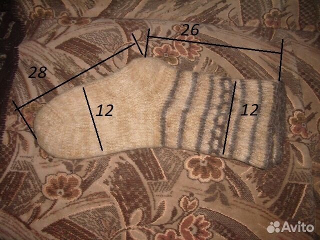 Носки из овчины