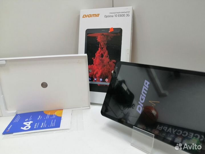Планшет с SIM-картой Digma Optima 10 E600 3G TS124