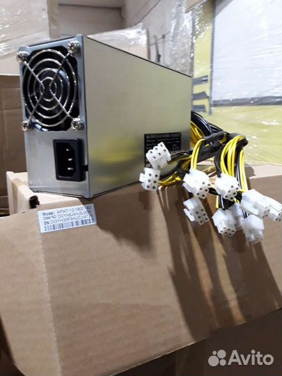 Блок питания 12v 1600 1800w asic