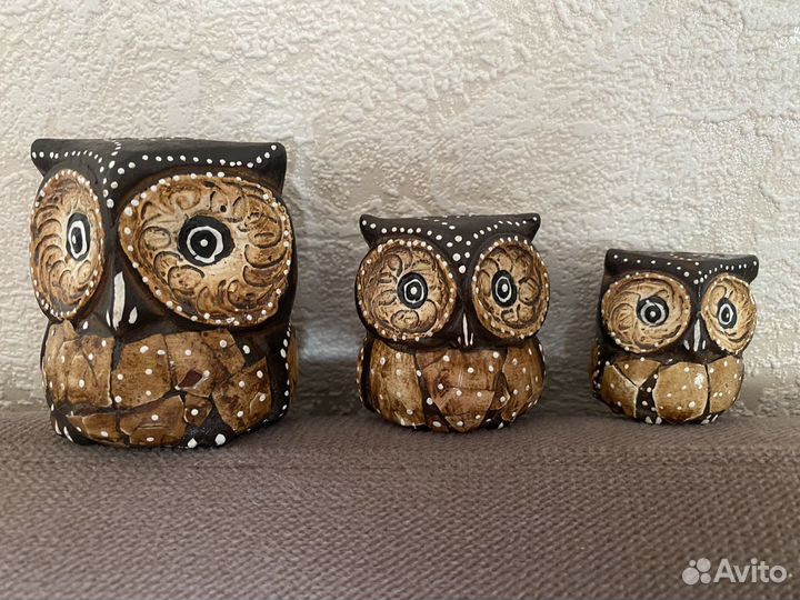 Сувенирный набор Совы Индонезия