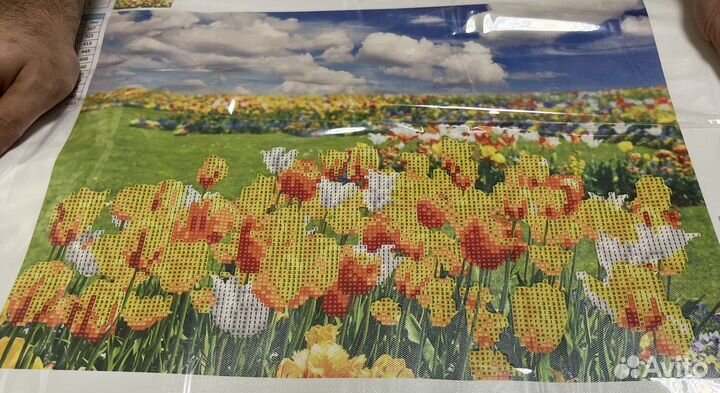 Алмазная мозаика «Тюльпаны» 40*50