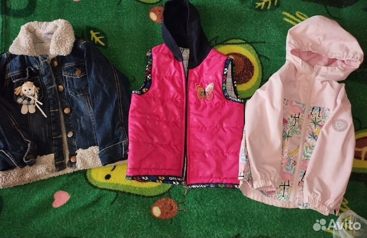 Пакет вещей на девочку 98 104