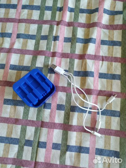 Переходник 3в1: USB A, USB C, miniUSB, lightning