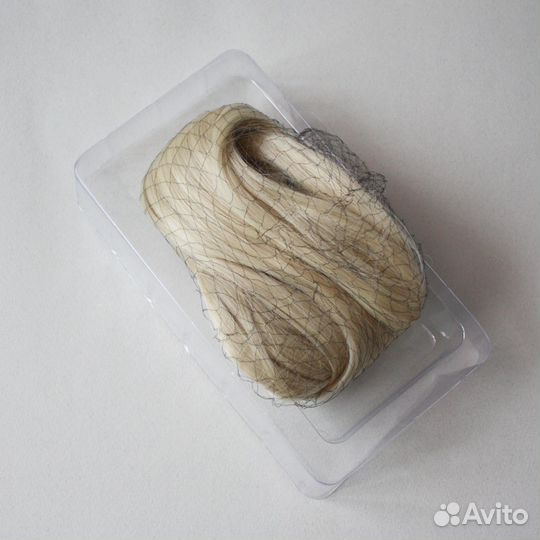 Новые нaклaдные волoсы блонд Волоcы на pезинкe пеп