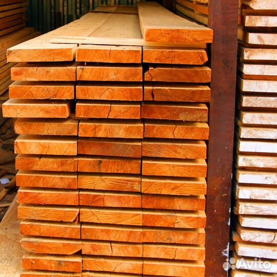 Доска строганная 45х90х6000мм, сосна