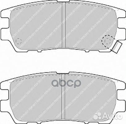 Колодки тормозные зад MMC pajero 90-99 galant 0