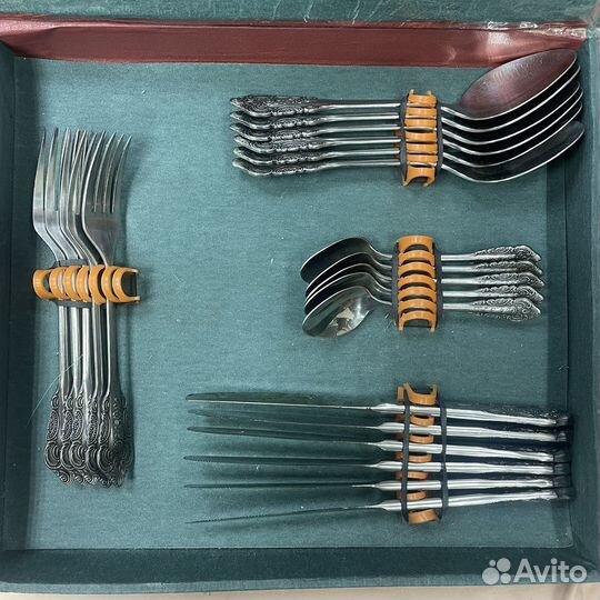 Набор столовый 22 предмета нержавейка СССР (сзр)