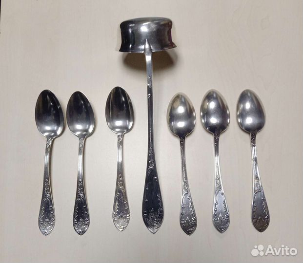 Серебряный половник серебро 875