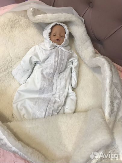 Конверт одеяло на выписку