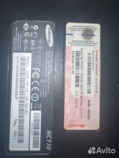 Нэтбук Samsung NC110