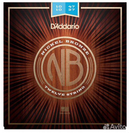 D'addario NB1047-12 струны для гитары