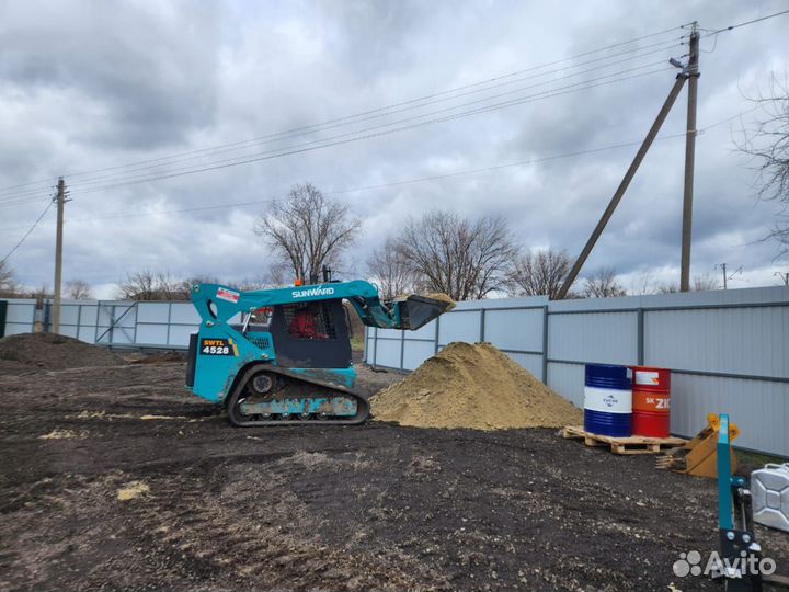 Услуги мини погрузчика