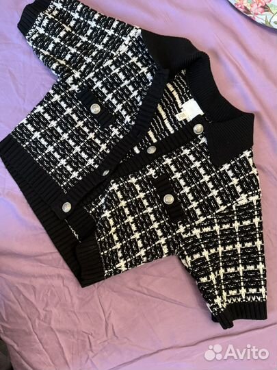 Твидовая кофта