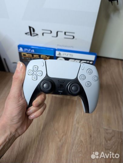 Sony playstation 5 ps5 с дисководом + игры