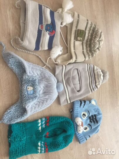 Шапочки детские разных размеров