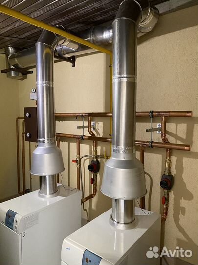 Монтаж котлов