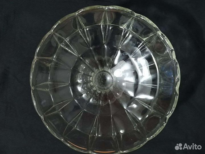 Ваза для фруктов на ножке СССР