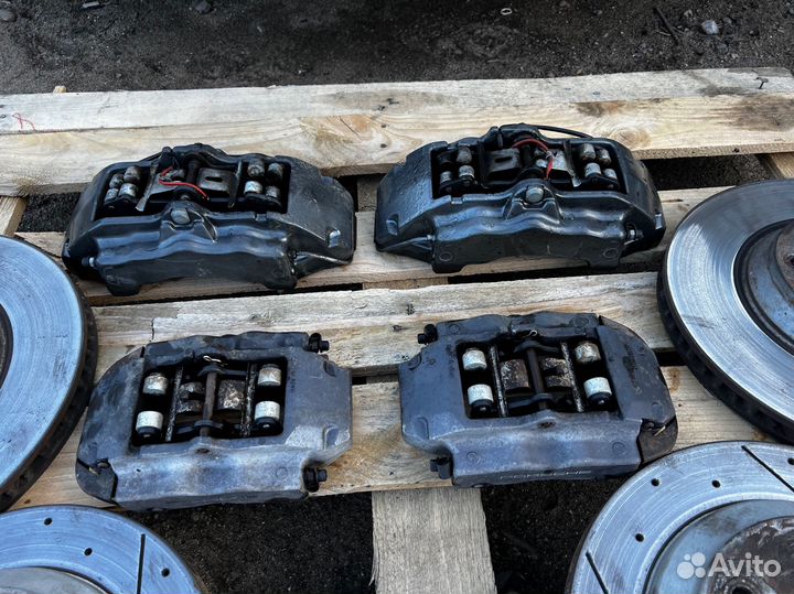 Комплект тормозов Porsche Cayenne turbo 955