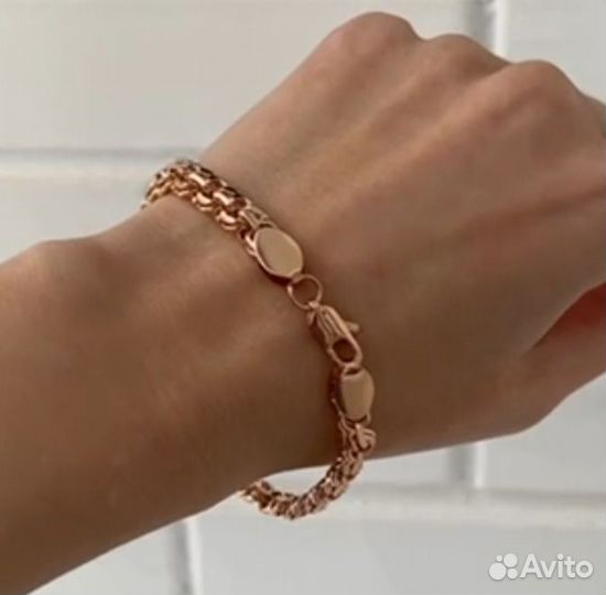 Браслет Бисмарк покрытие золото