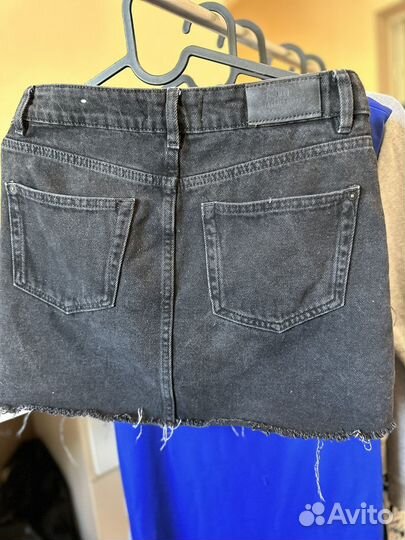 Юбка джинсовая zara mango pull&bear s m 42 44