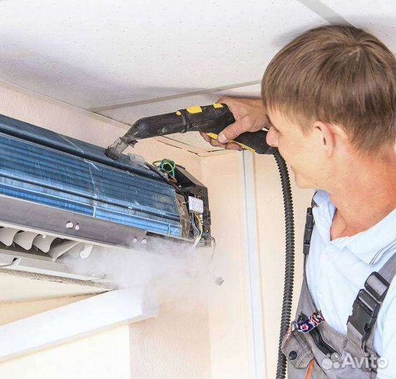 Ремонт сплит систем Чистка сплит систем