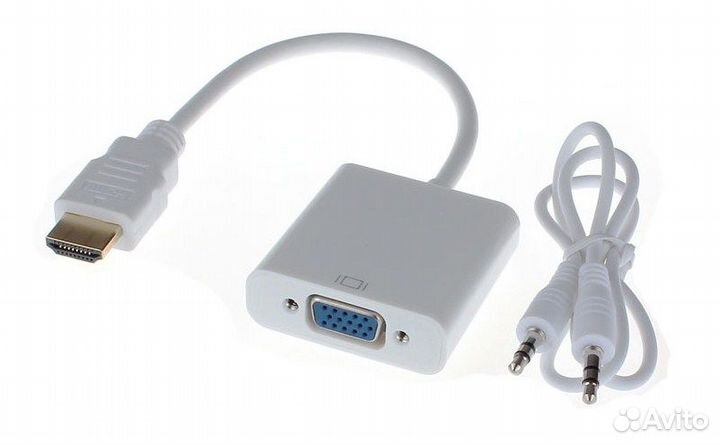 Переходник VGA-hdmi+звук