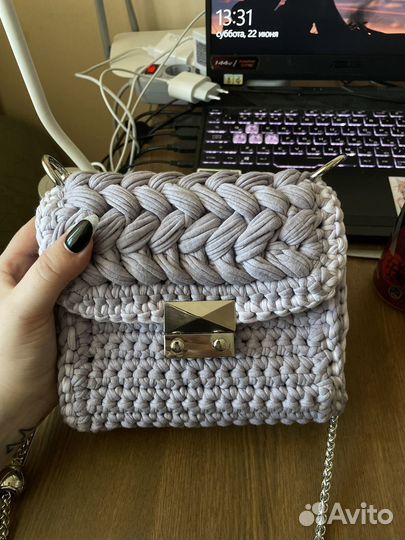 Сумка вязанная