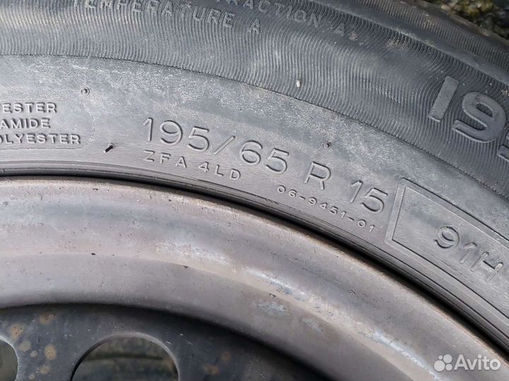 Колесо запаска диск skoda octavia a7,а5,vw passat