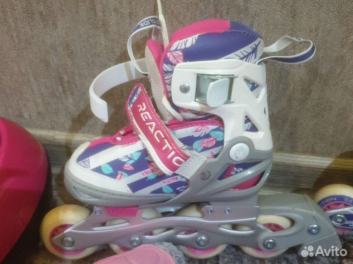 Роликовые коньки детские раздвижные