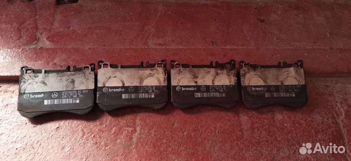 Колодки тормозные мерседес 222