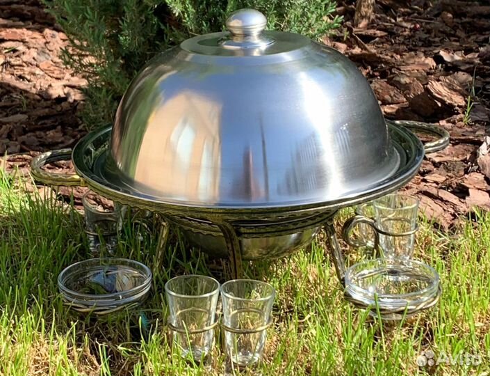 Садж Мармит посуда для подачи и подогрева шашлыка