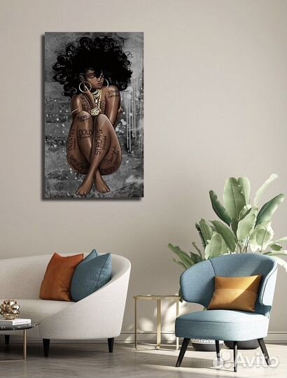 Панно икеа настенное девушка