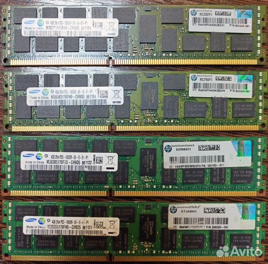 Память серверная DDR3 4GB ECC REG Samsung