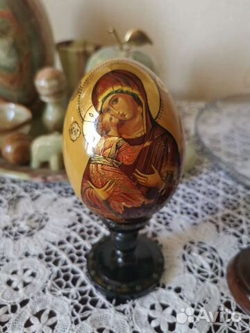 Яйцо пасхальное деревянное