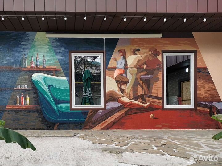 Роспись стен, Художественное оформление, Граффити