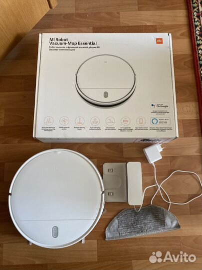 Робот пылесос xiaomi mi robot vacuum mop essential