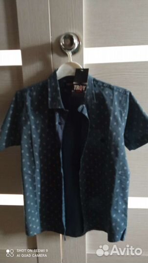 Рубашка для мальчика 140 новая с биркой