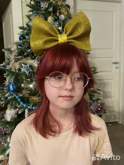 Ободок Бант Лол кукла/ снежинка