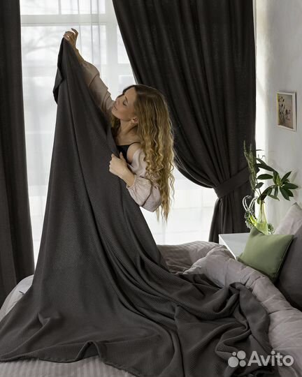 Покрывало Ламия Эспрессо новое плед на кровать