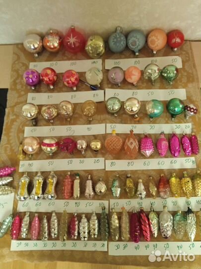 Елочные игрушки СССР