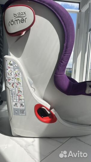 Детское автокресло britax romer king 2, 9-18 кг