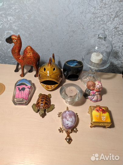 Шкатулка, сувениры, подсвечники