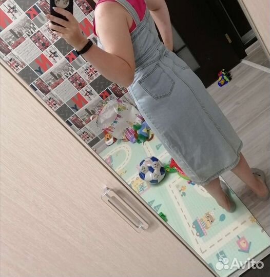 Джинсовый сарафан