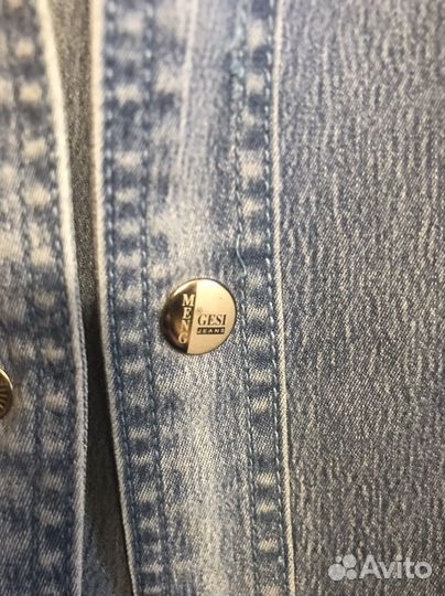 Рубашка джинсовая мужская