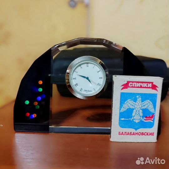 Часы настольные в хрустале, Ottaviani