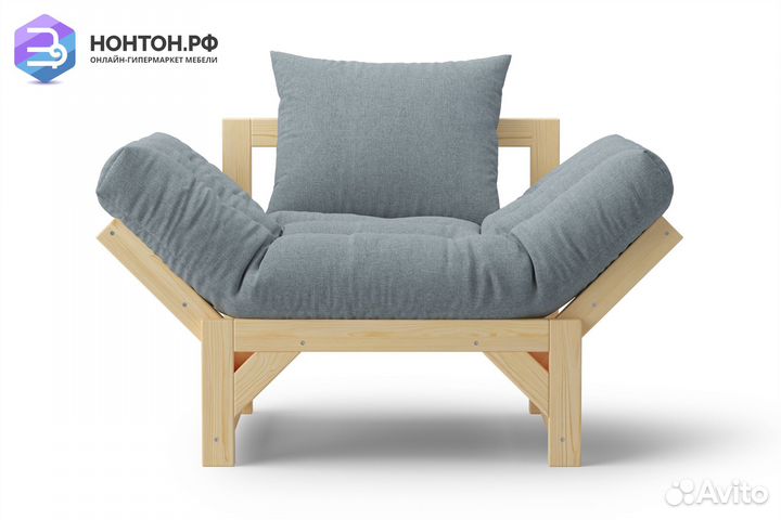 Кресло Амбер темно-серое