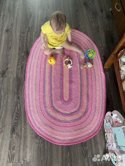 Коврик вязаный крючком