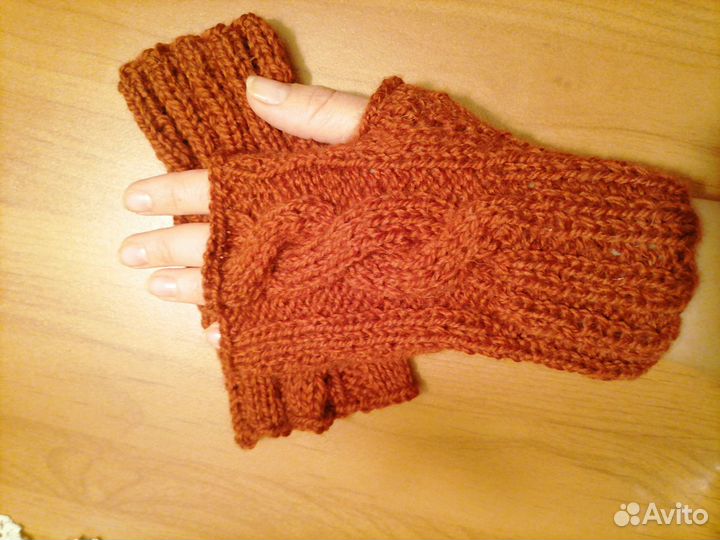 Варежки без пальцев (митенки)